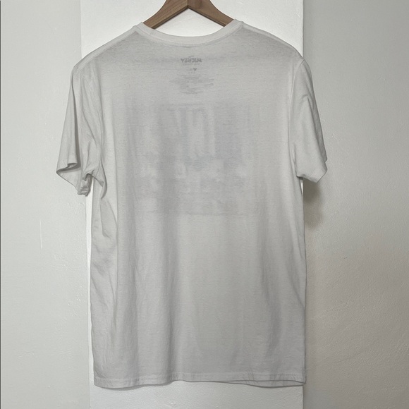 Disney Mickey Mouse White Tee with Blue and Red Accents - Picture 4 of 5